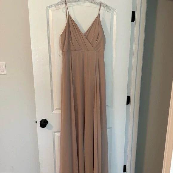 white christmas dresses BABARONI Chiffon Black Bridesmaid Dresses Halter Floor-length Backless  Sleeveless Ruched A-line main image 1